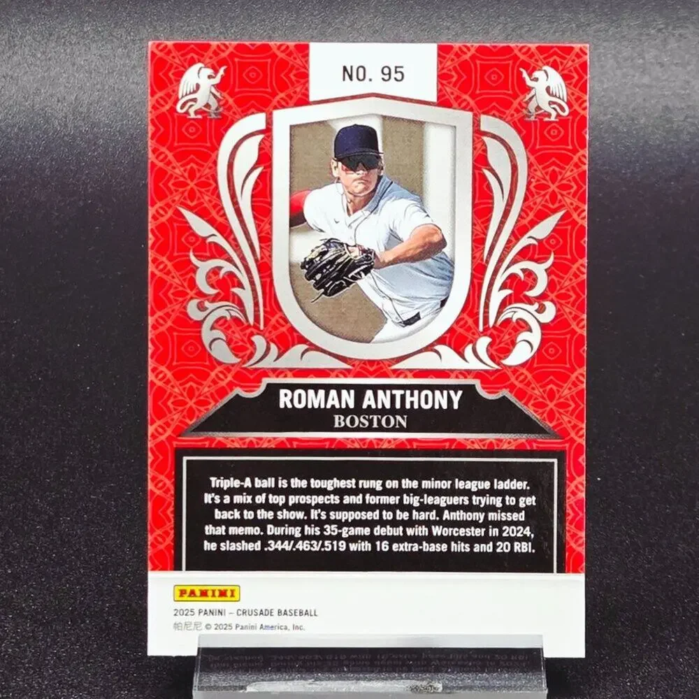 Roman Anthony Crusade Mojo Prizm RC Boston Red Sox Top Prospect